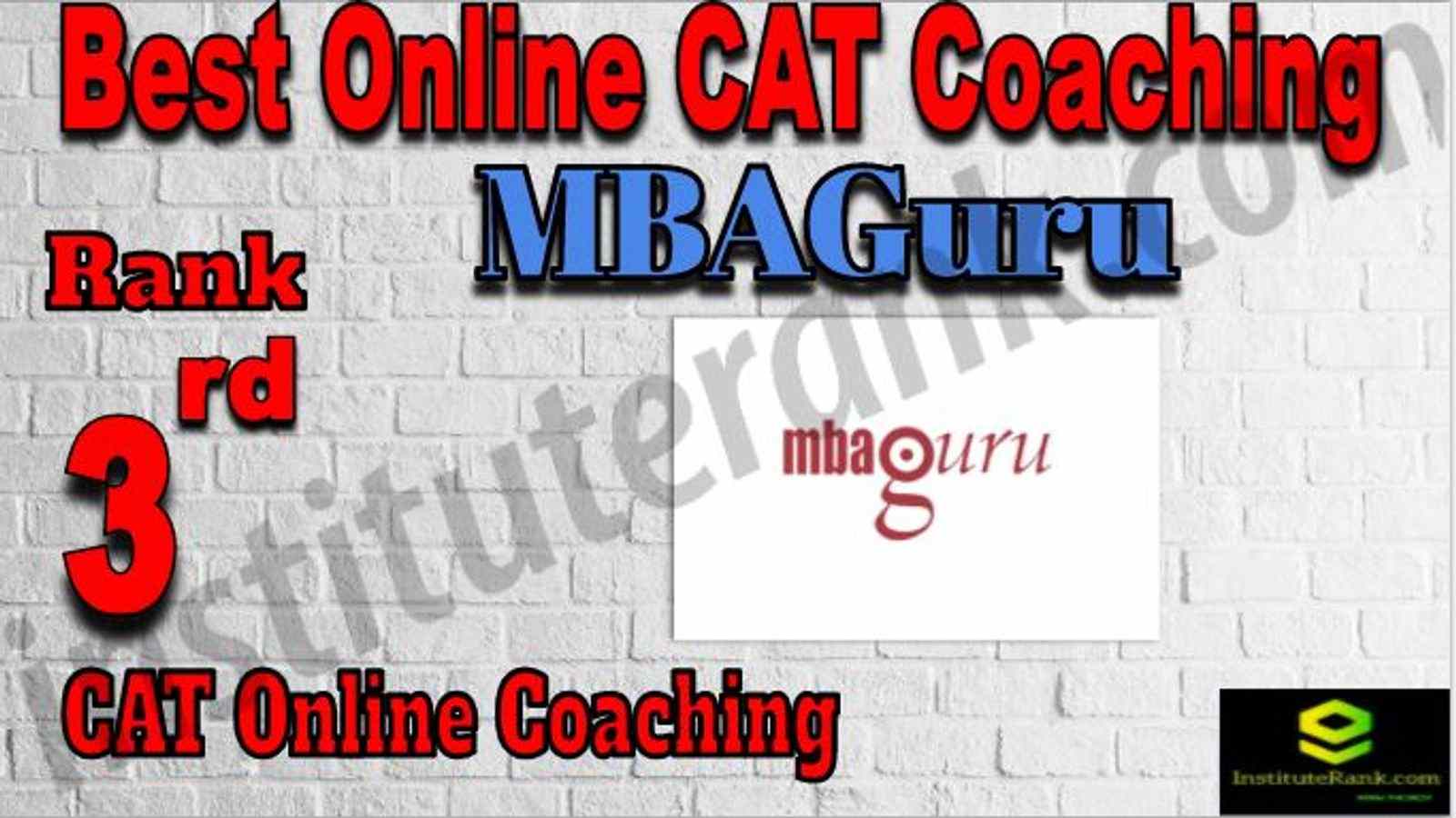 Rank 3 Best Online CAT Coaching