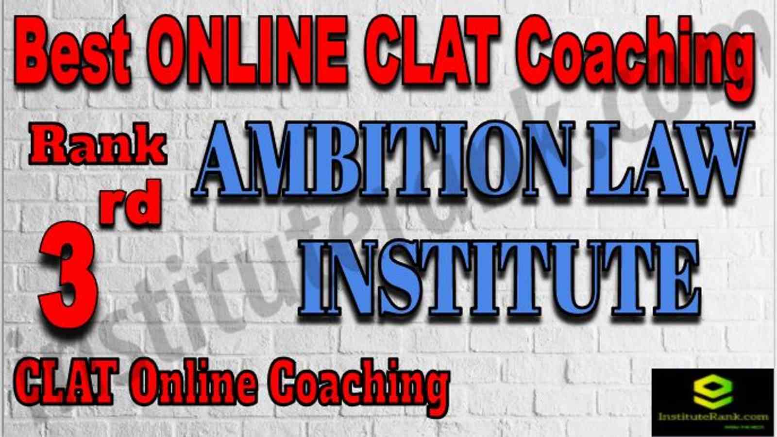 Rank 3 Best Online CLAT Coaching