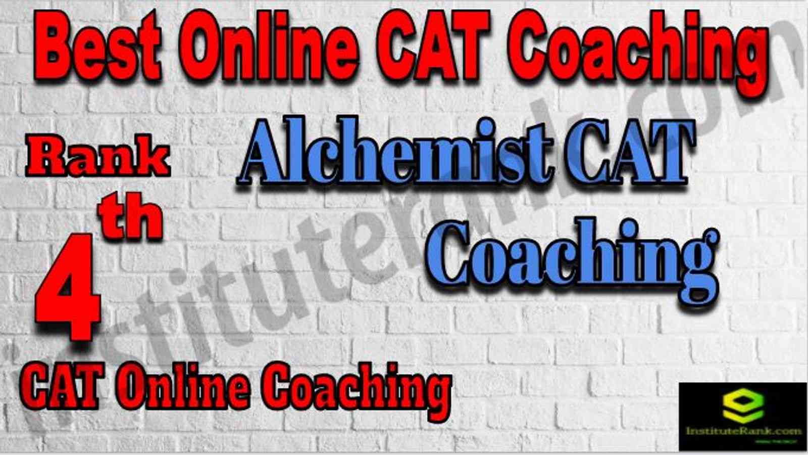 Rank 4 Best Online CAT Coaching