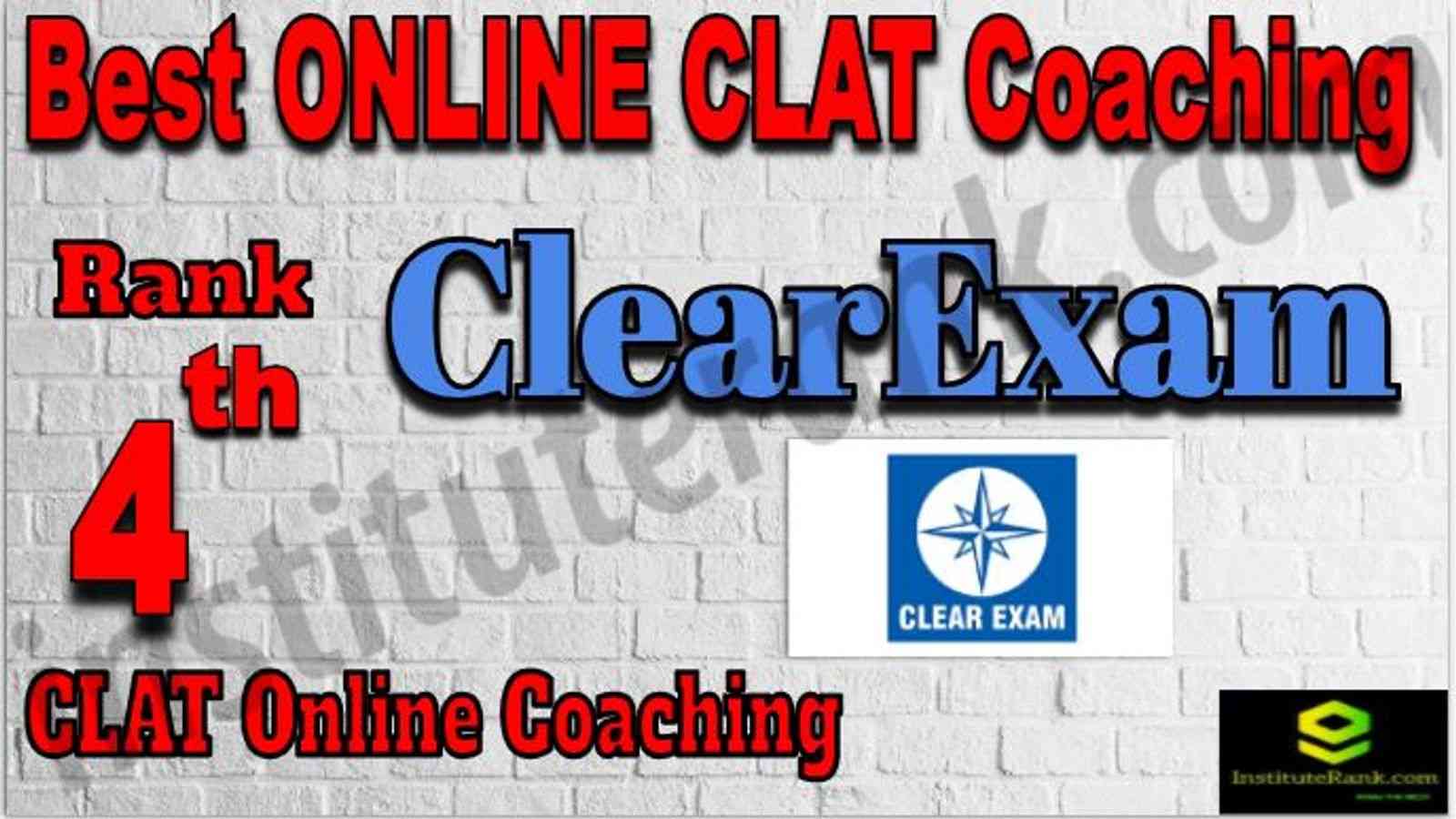 Rank 4 Best Online CLAT Coaching