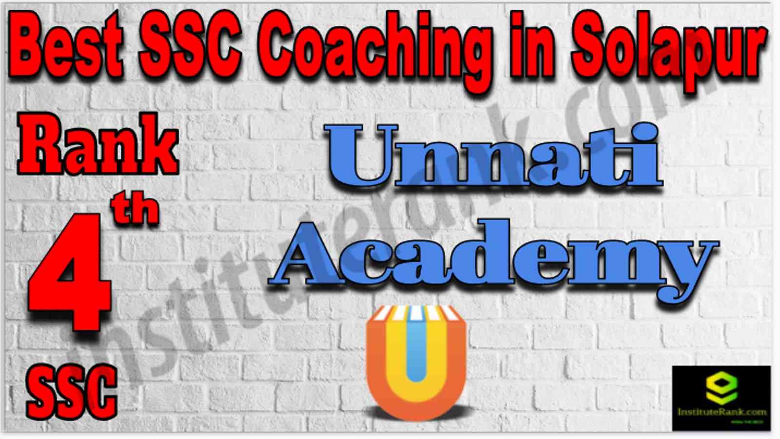 Rank 4 Best SSC Coaching in solapur