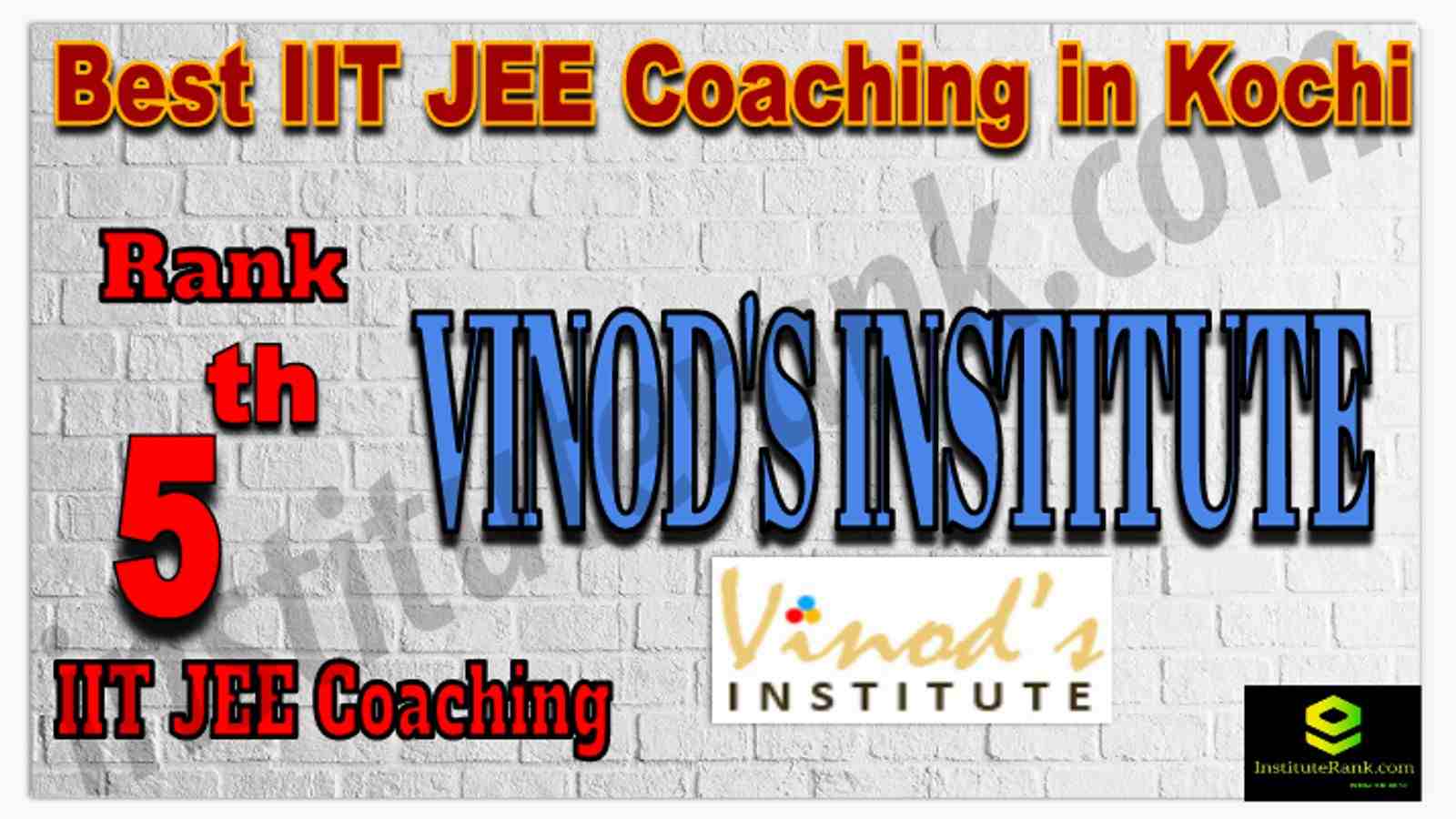 Rank 5th Best IIT JEE Coaching in Kochi