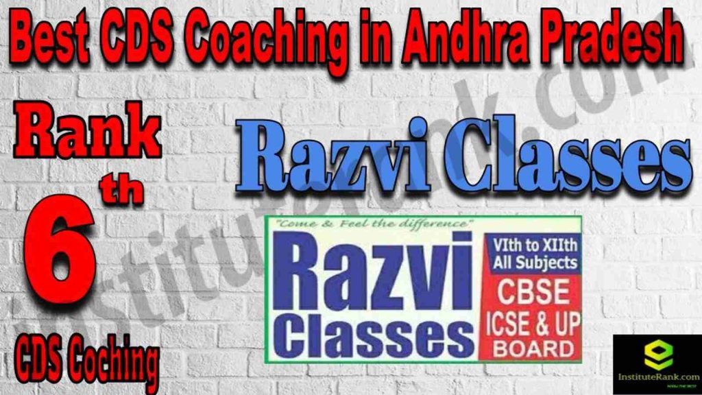 Rank 6 Best CDS Coaching in Andhra Pradesh