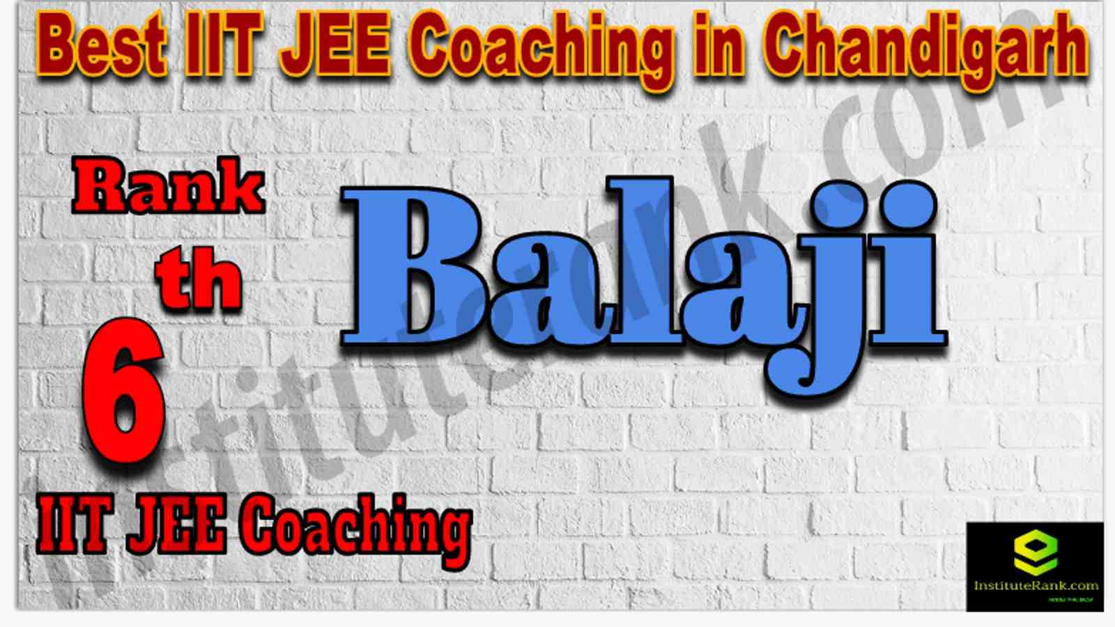 Rank 6th Best IIT JEE Coaching in Chandigarh