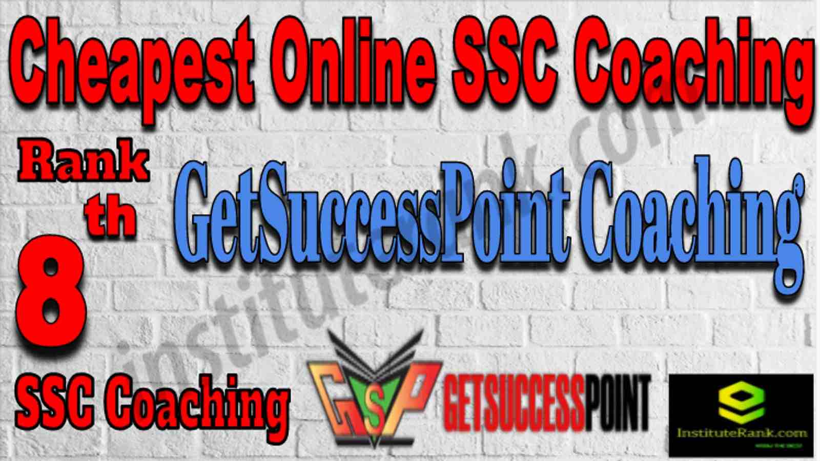 Rank 8 Cheapest Online SSC Coaching
