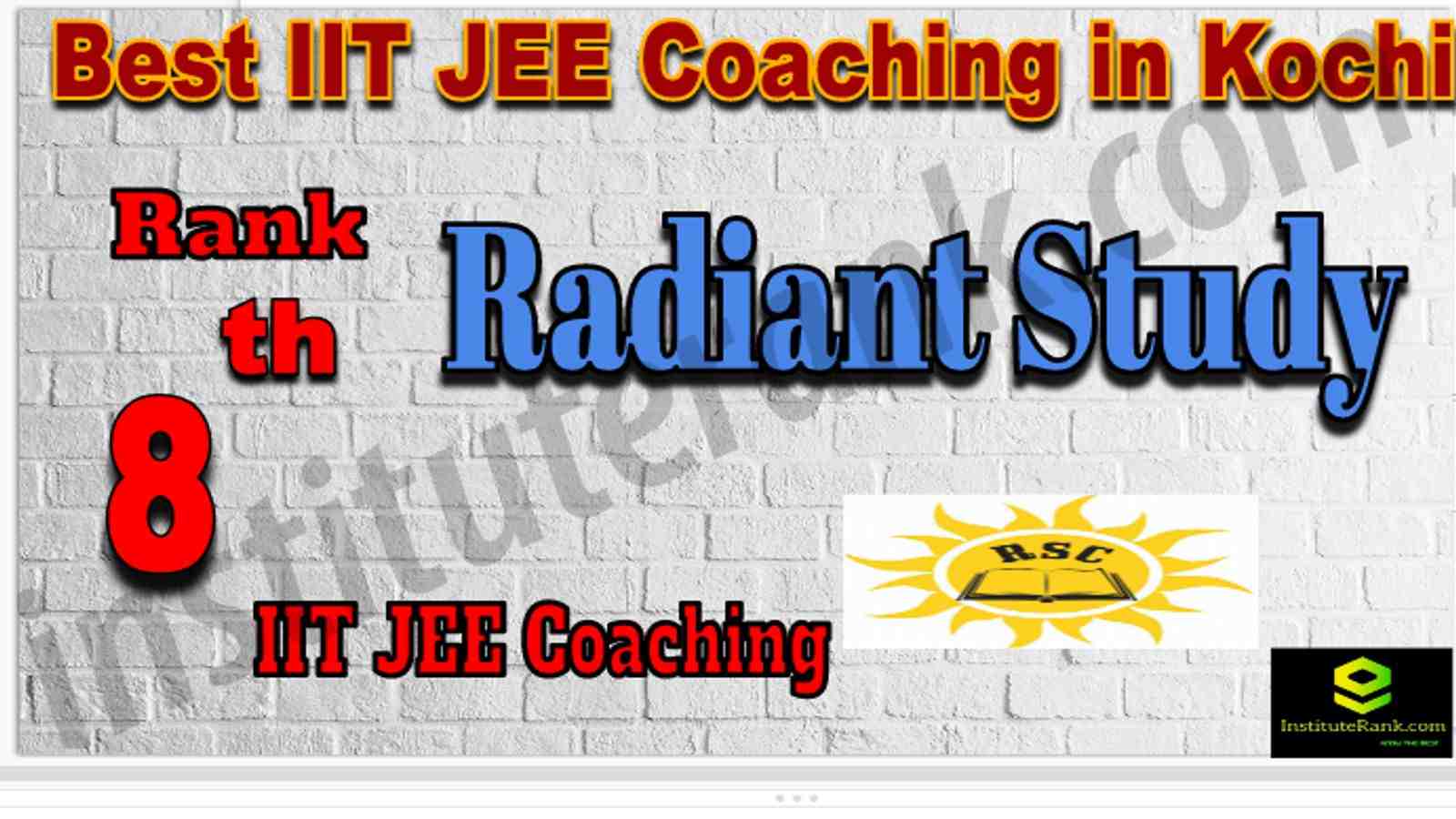 Rank 8th Best IIT JEE Coaching in Kochi