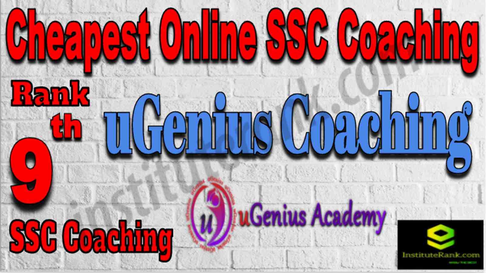Rank 9 Cheapest Online SSC Coaching