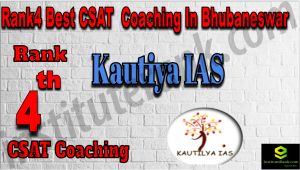 Rank4 Best CSAT Coaching In Bhubaneswar