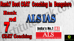 Rank7 Best CSAT Coaching in Bangalore