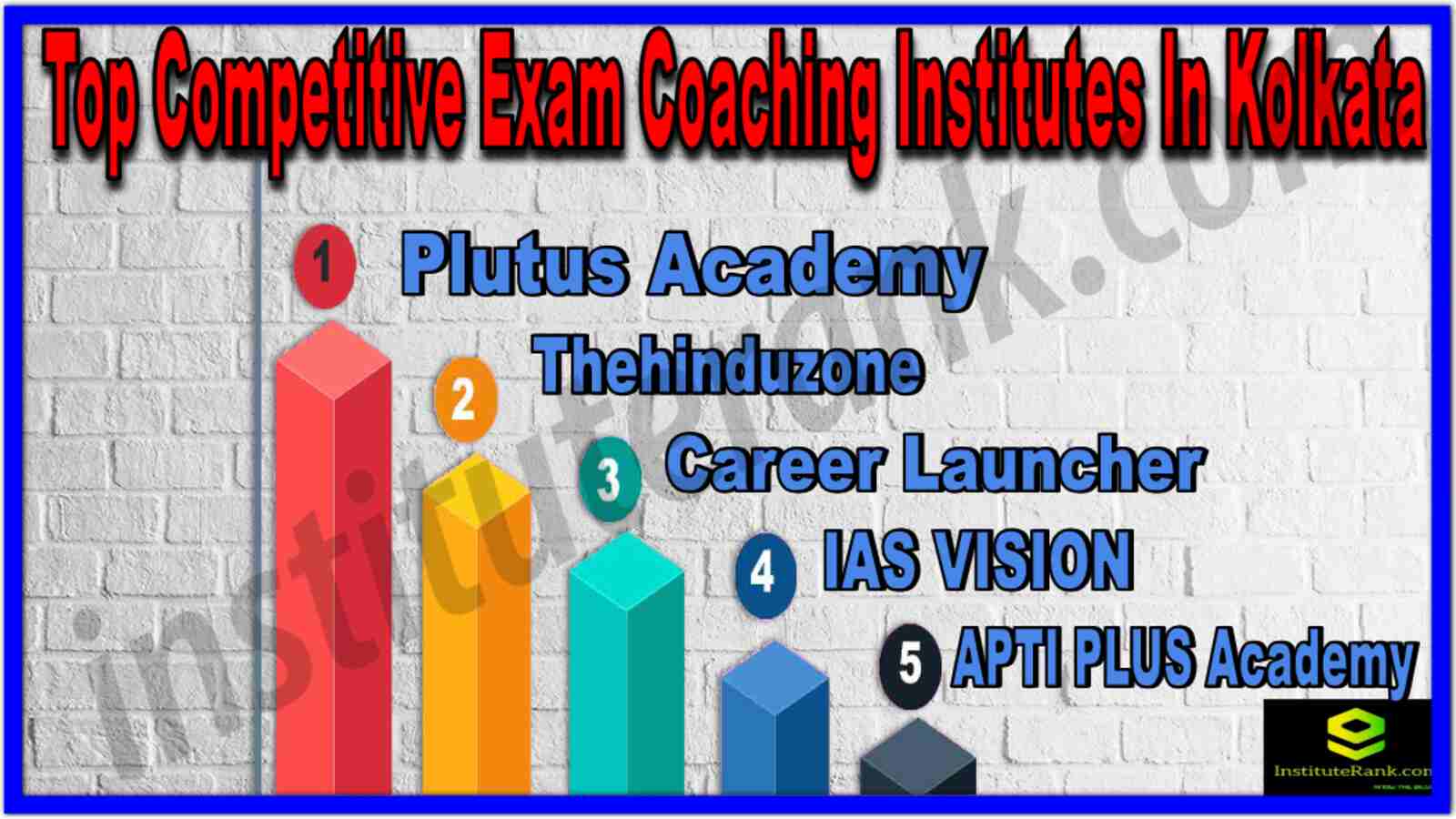 Top Competitive exam coaching institutes in Kolkata