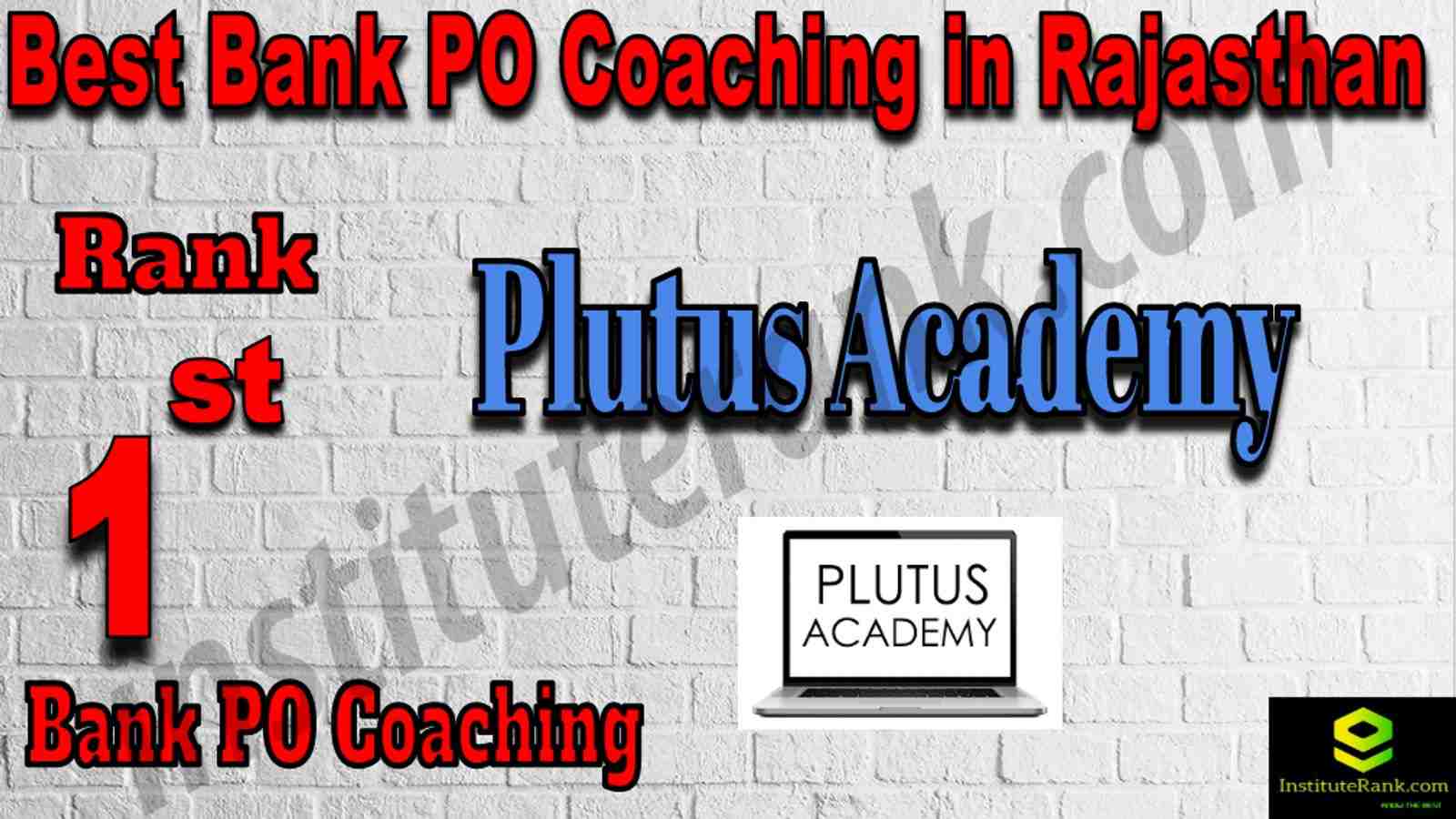 1st Best Bank PO Coaching in Rajasthan