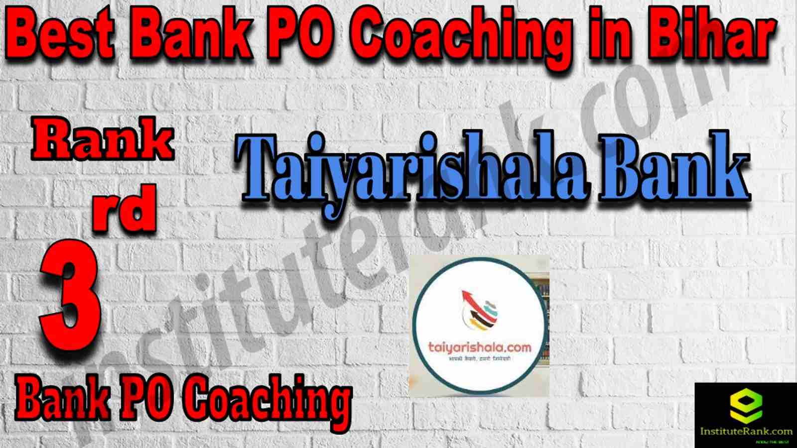 3rd Best Bank PO Coaching in Bihar