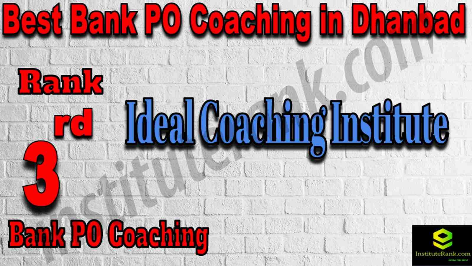 3rd Best Bank PO Coaching in Dhanbad