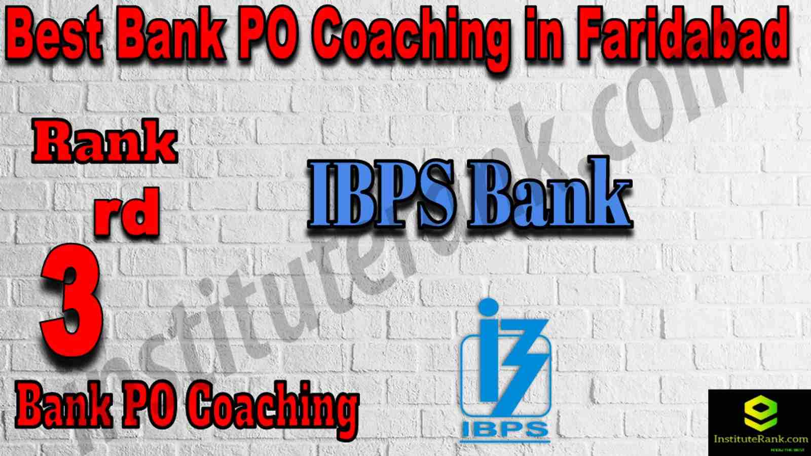 3rd Best Bank PO Coaching in Faridabad