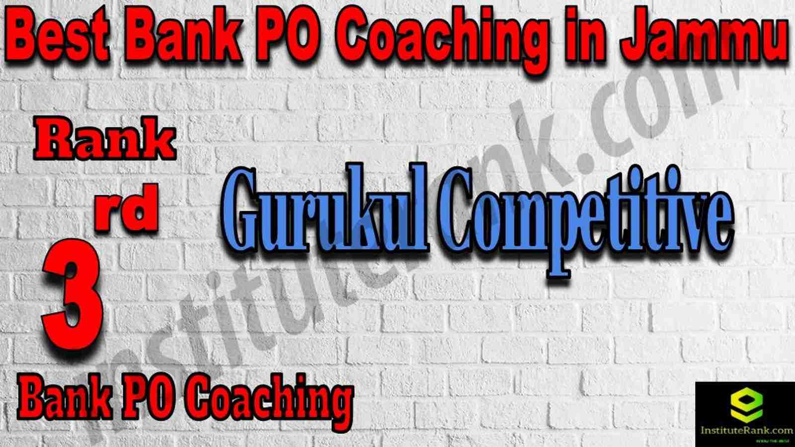3rd Best Bank PO Coaching in Jammu