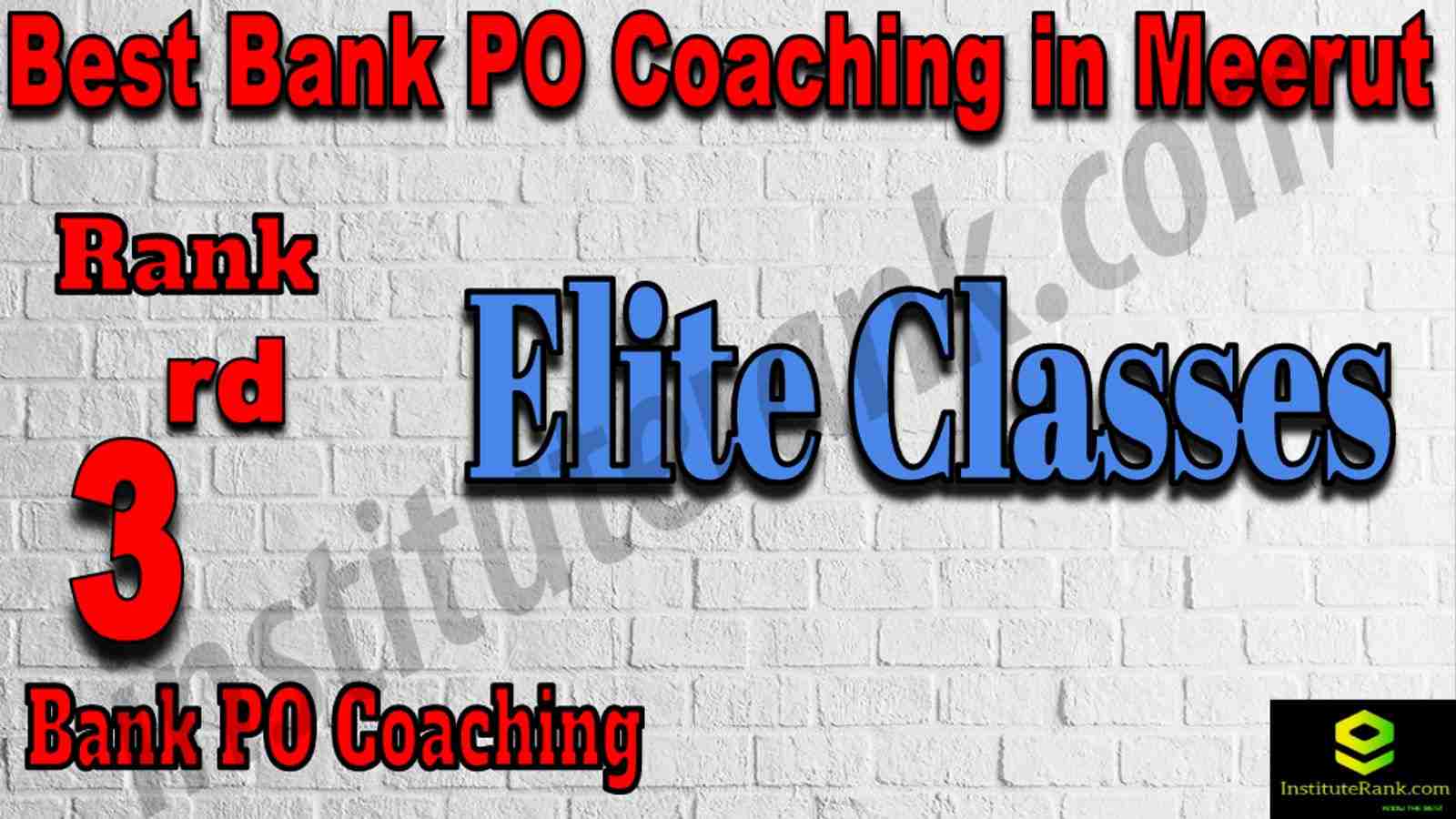3rd Best Bank PO Coaching in Meerut