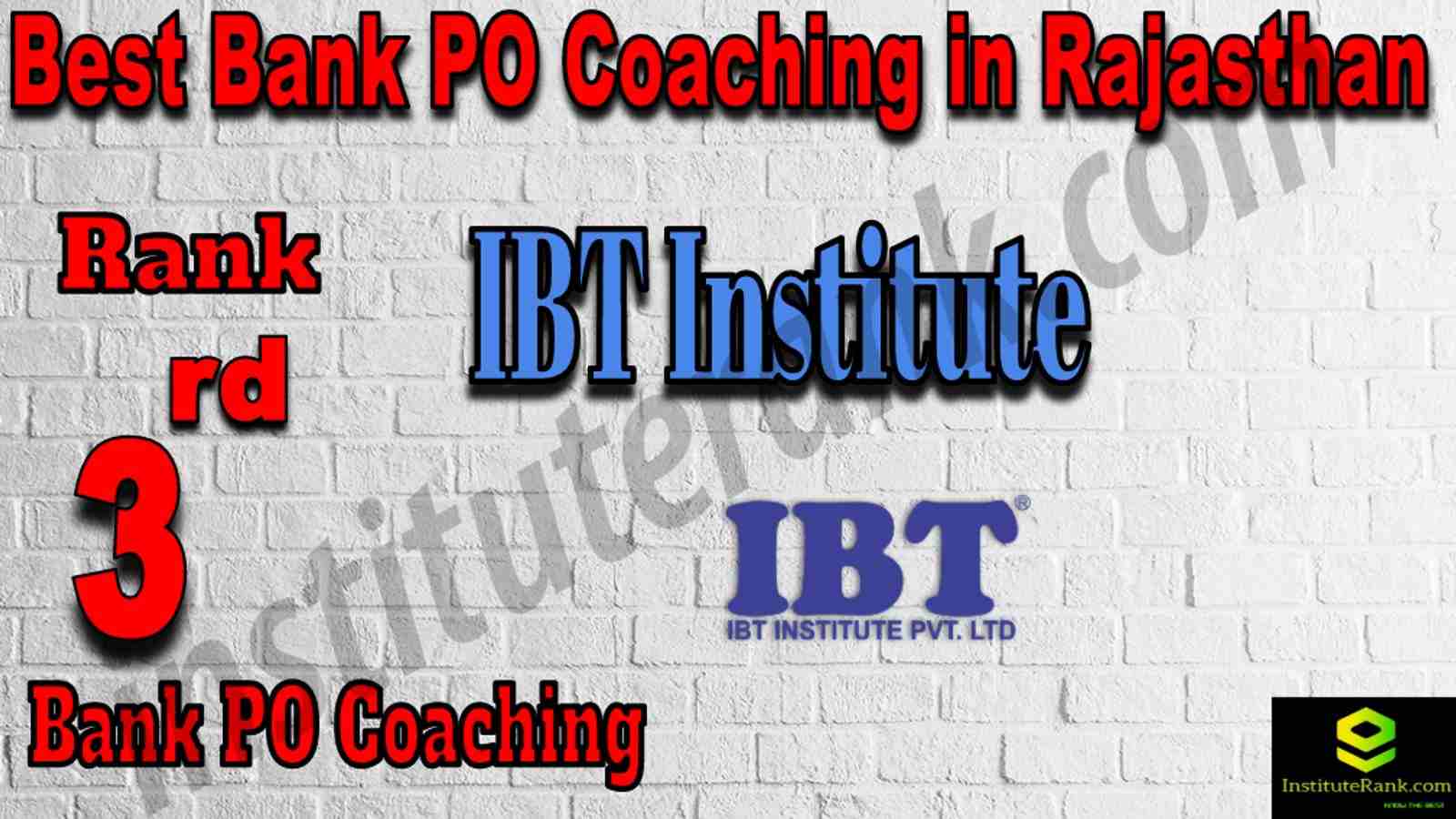 3rd Best Bank PO Coaching in Rajasthan
