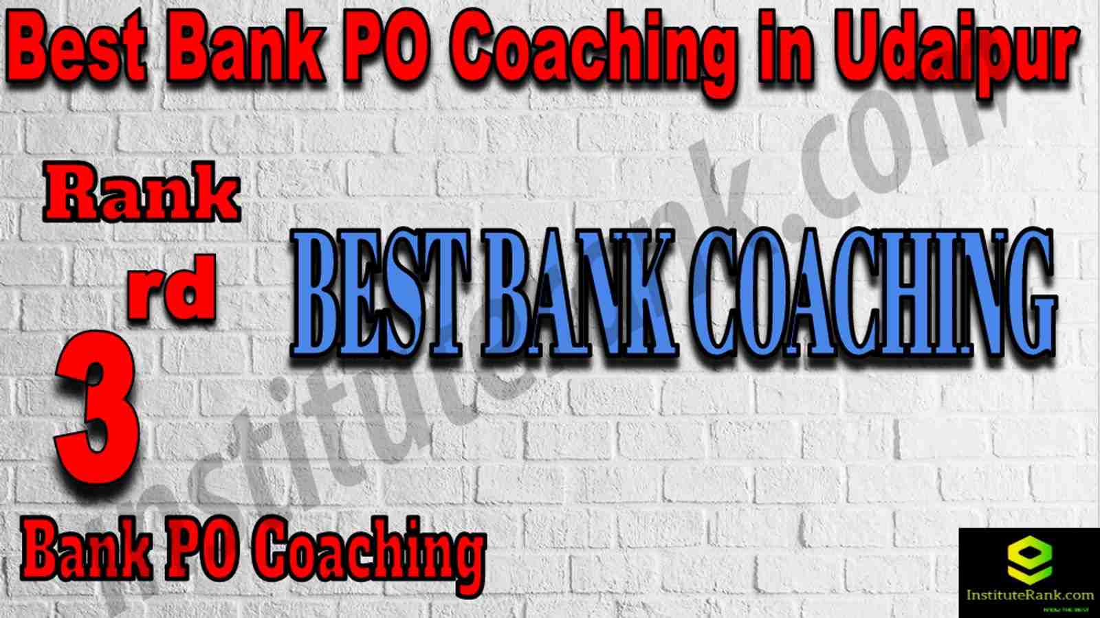 3rd Best Bank PO Coaching in Udaipur