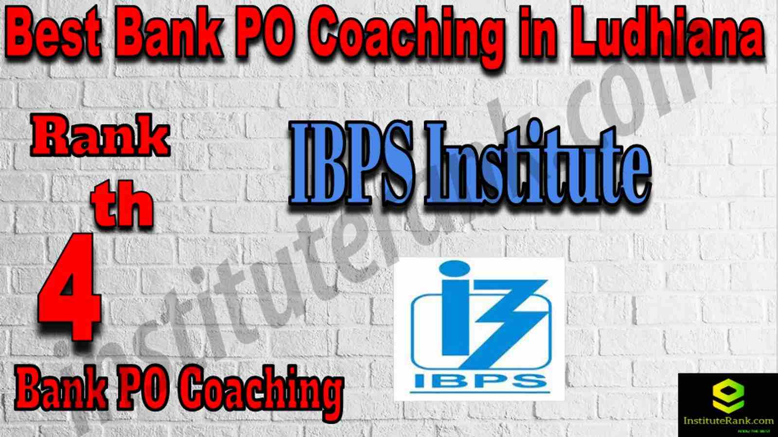 4th Best Bank PO Coaching in Ludhiana