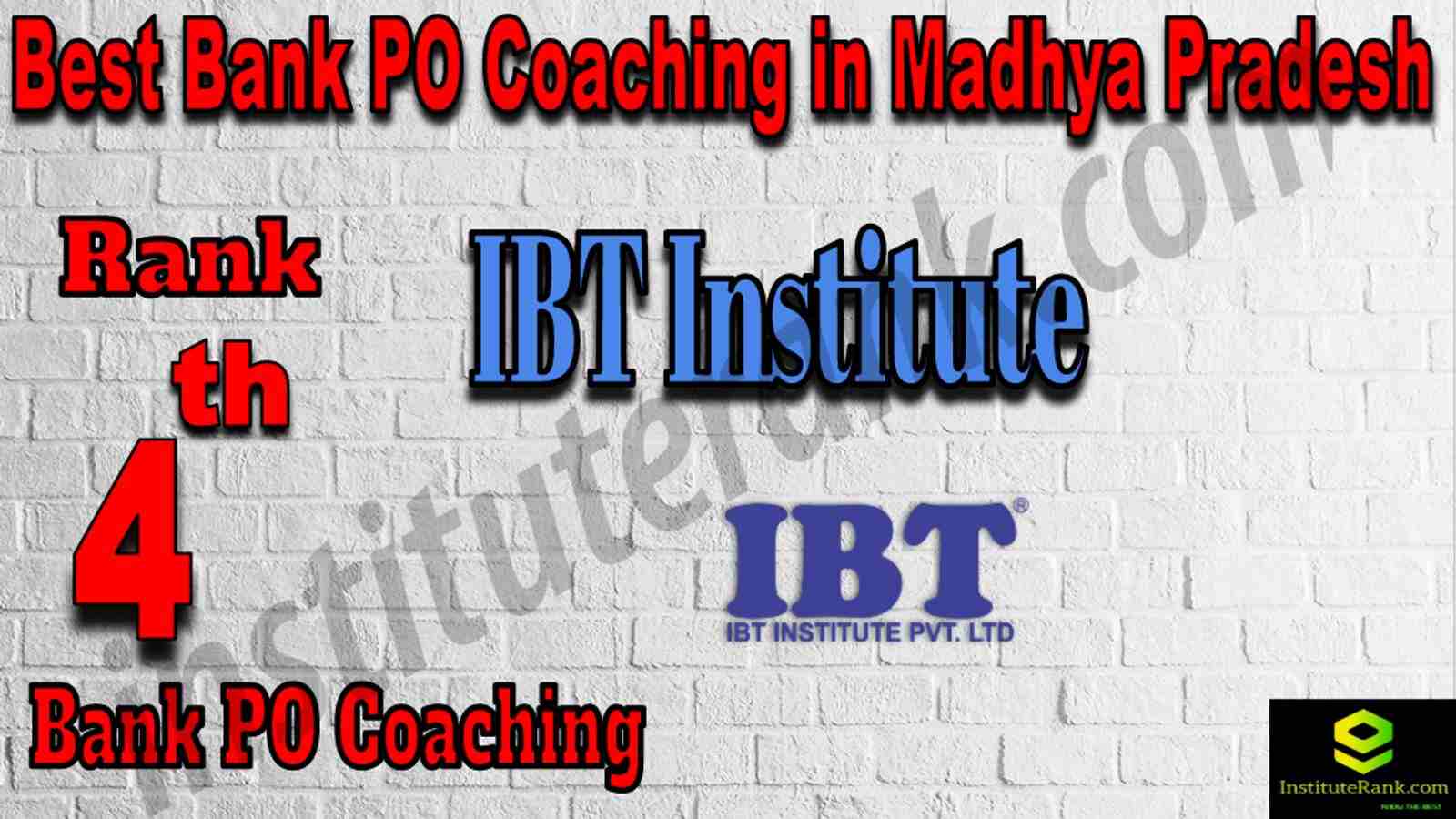 4th Best Bank PO Coaching in Madhya Pradesh