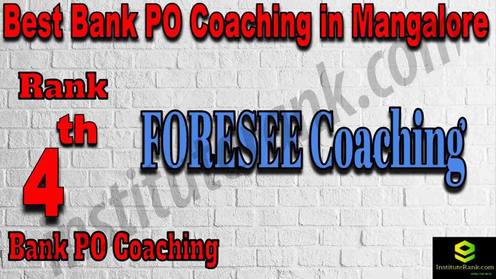 4th Best Bank PO Coaching in Mangalore
