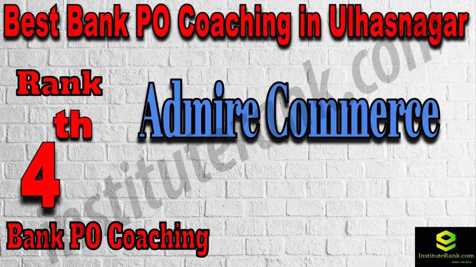 4th Best Bank PO Coaching in Ulhasnagar