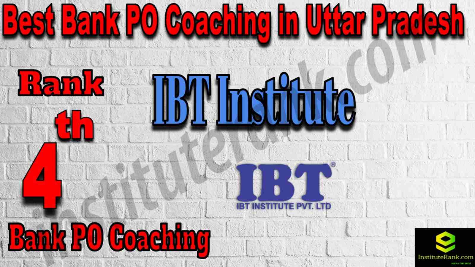 4th Best Bank PO Coaching in Uttar Pradesh