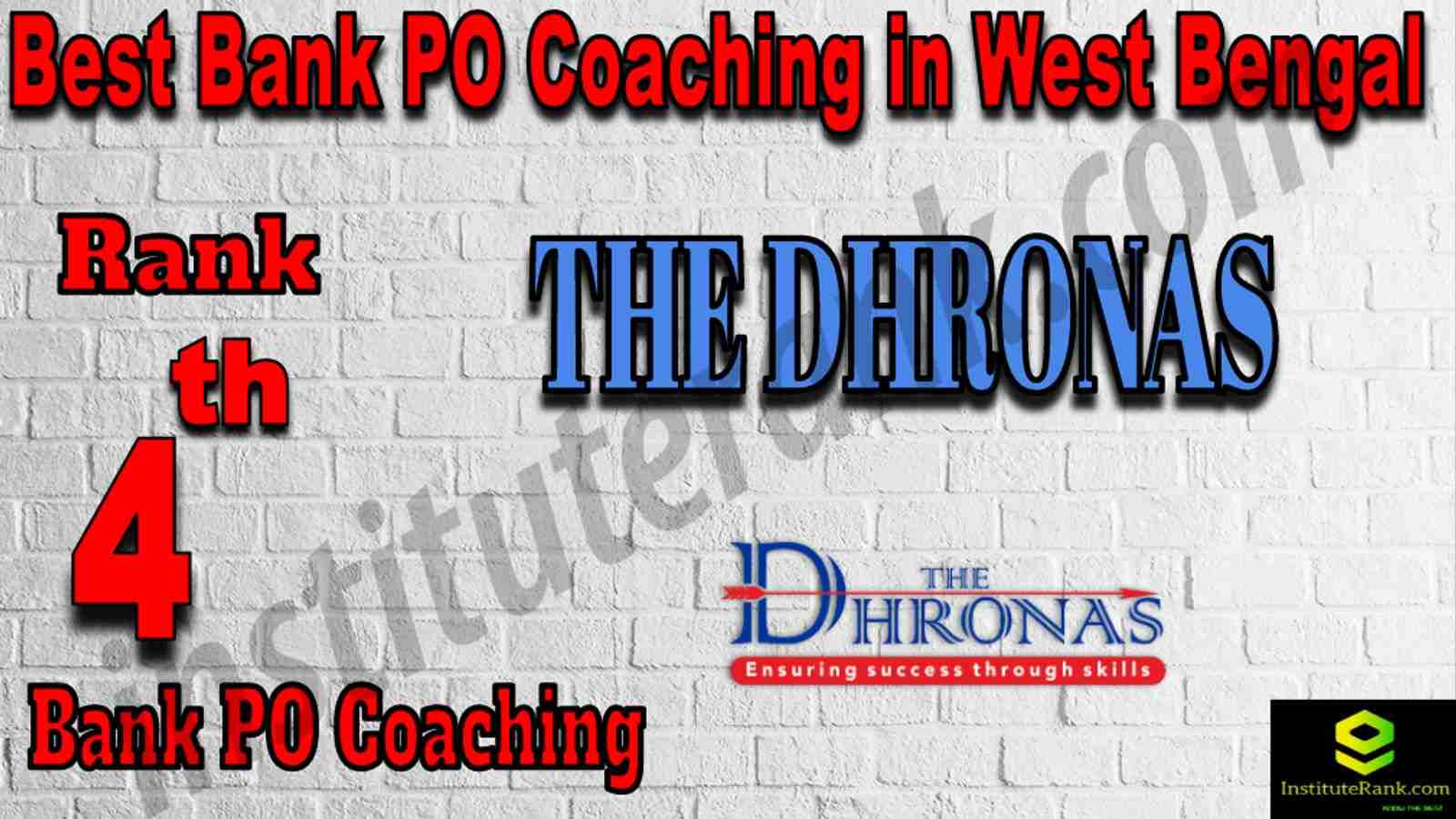 4th Best Bank PO Coaching in West Bengal