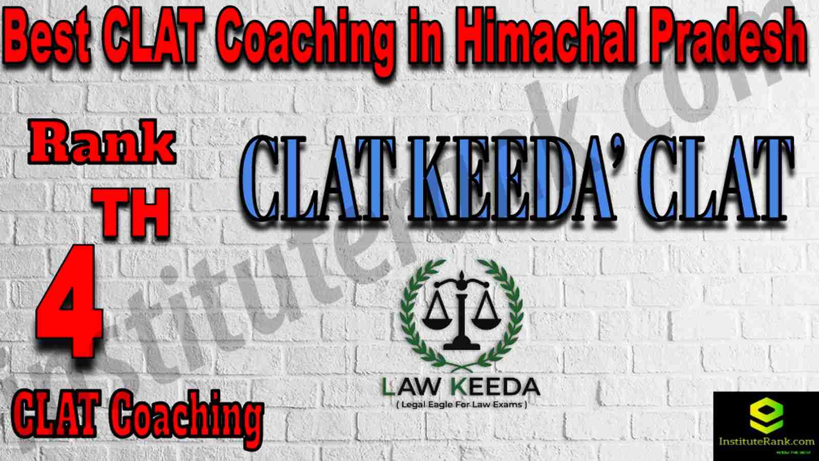 4th Best CLAT Coaching in Himachal Pradesh
