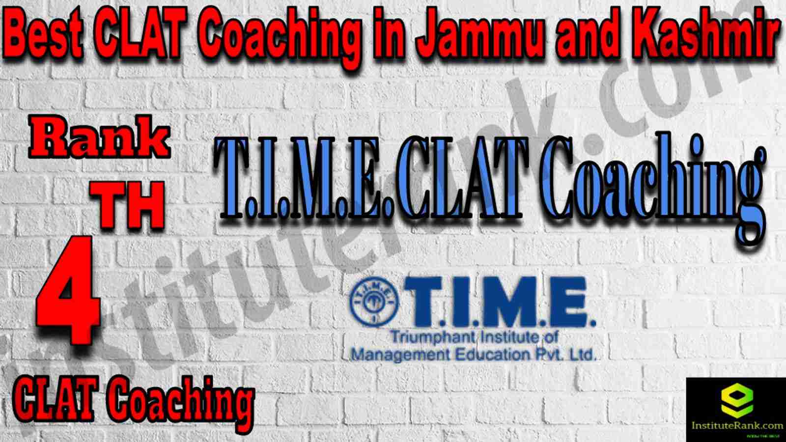 4th Best Clat Coaching in Jammu and Kashmir