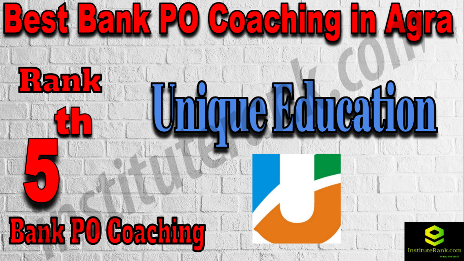 5th Best Bank PO Coaching in Agra