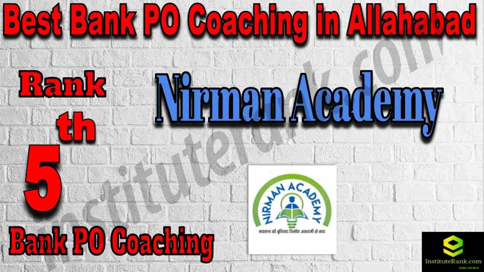5th Best Bank PO Coaching in Allahabad