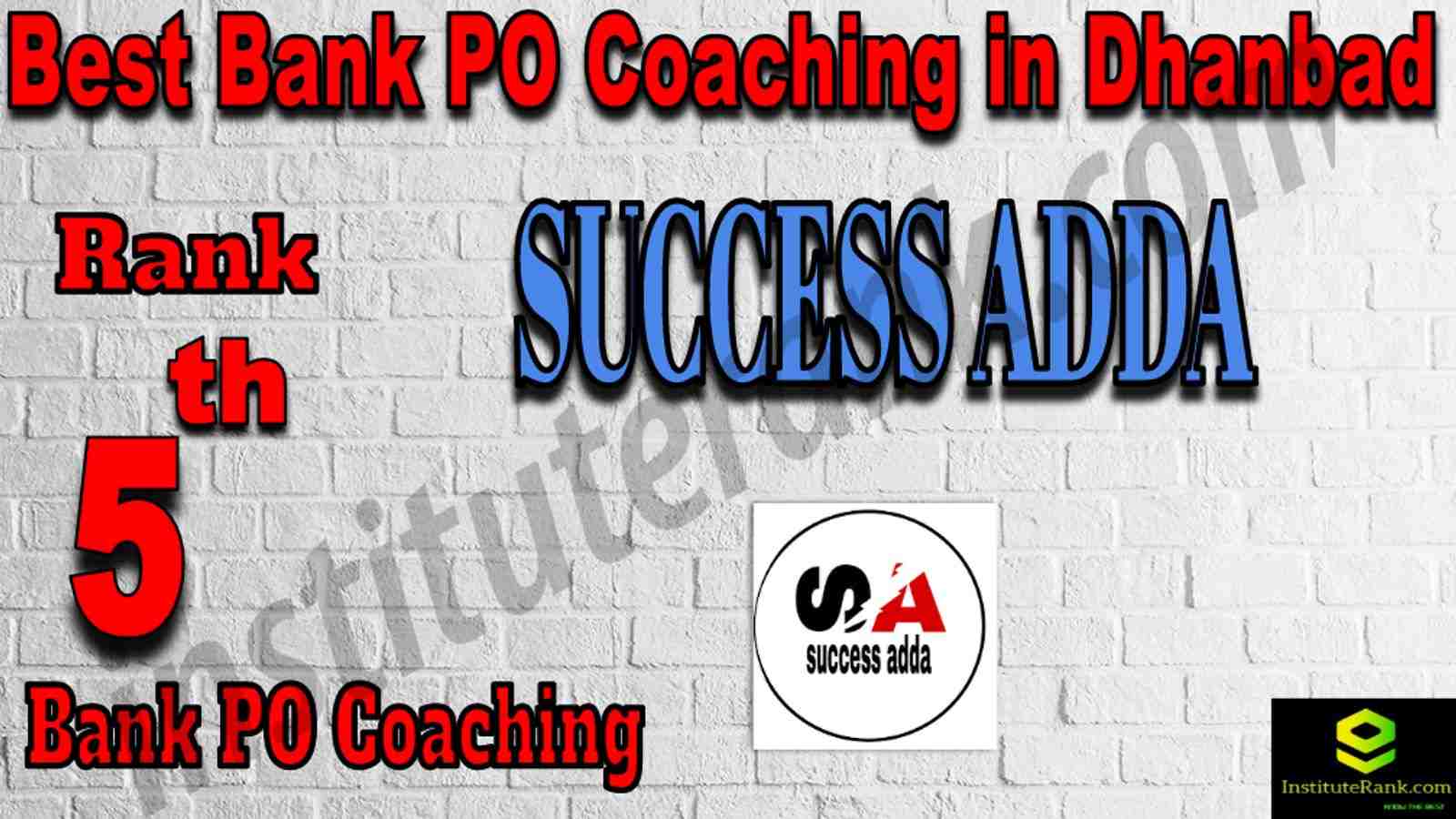 5th Best Bank PO Coaching in Dhanbad