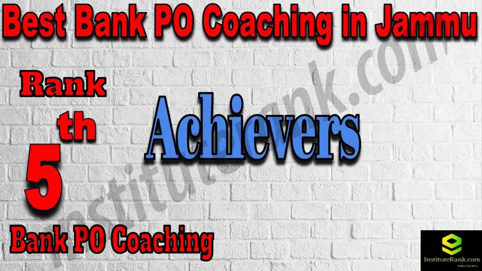5th Best Bank PO Coaching in Jammu