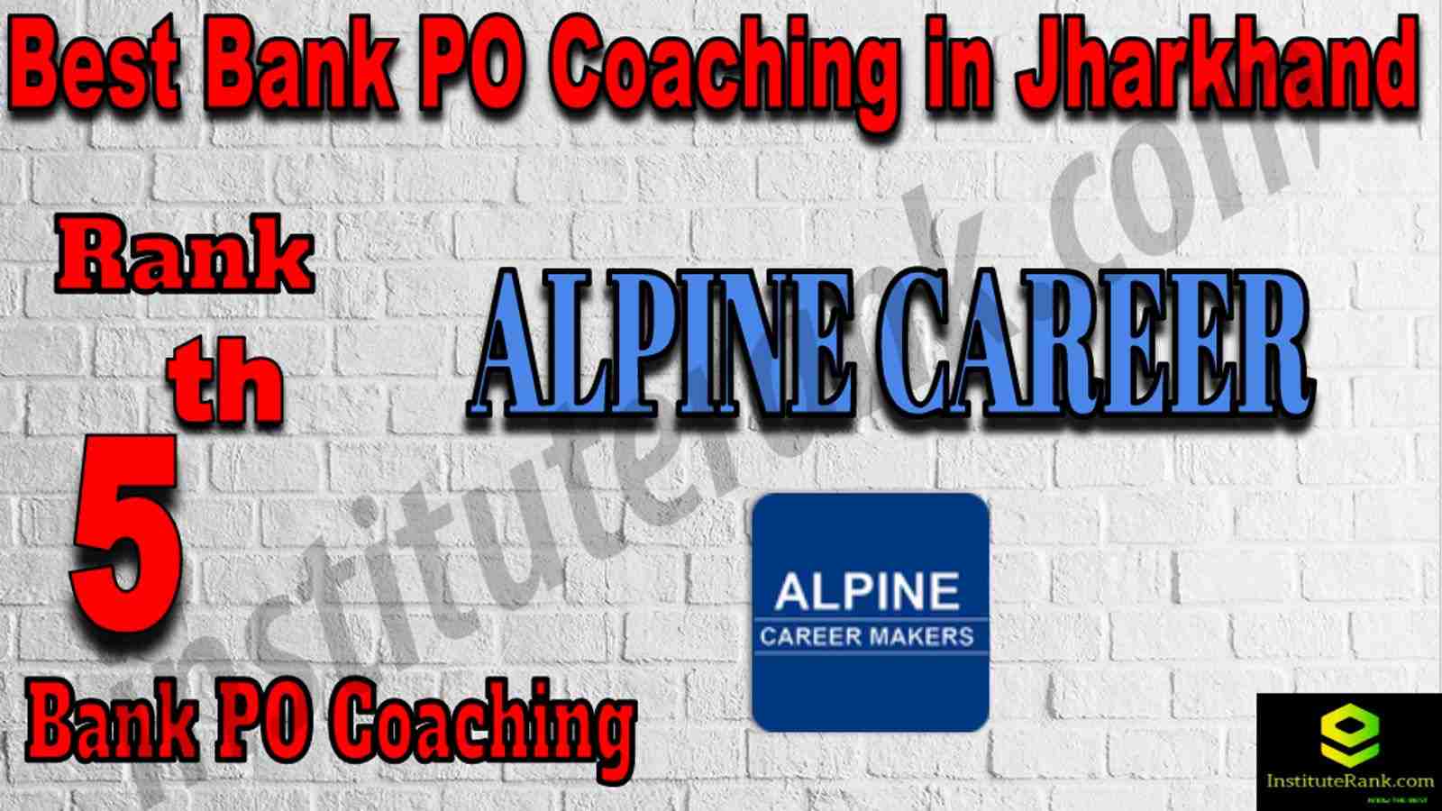 5th Best Bank PO Coaching in Jharkhand