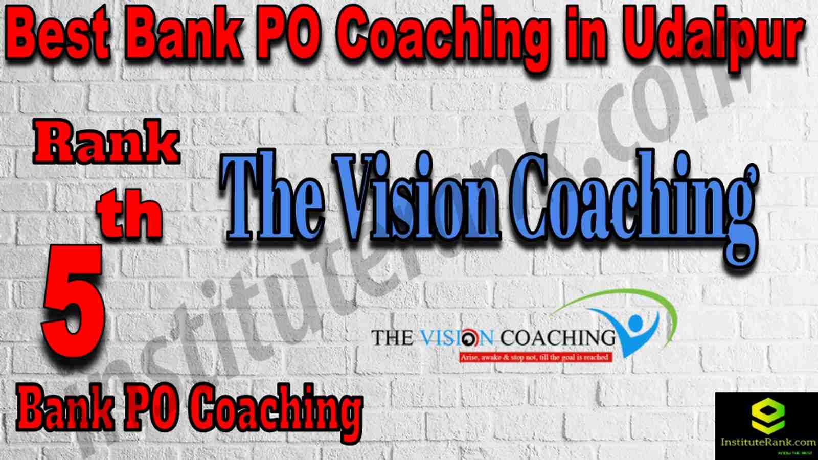 5th Best Bank PO Coaching in Udaipur