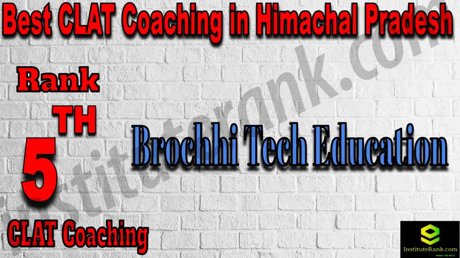 5th Best CLAT Coaching in Himachal Pradesh