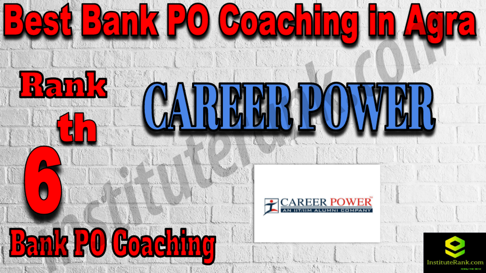 6th Best Bank PO Coaching in Agra
