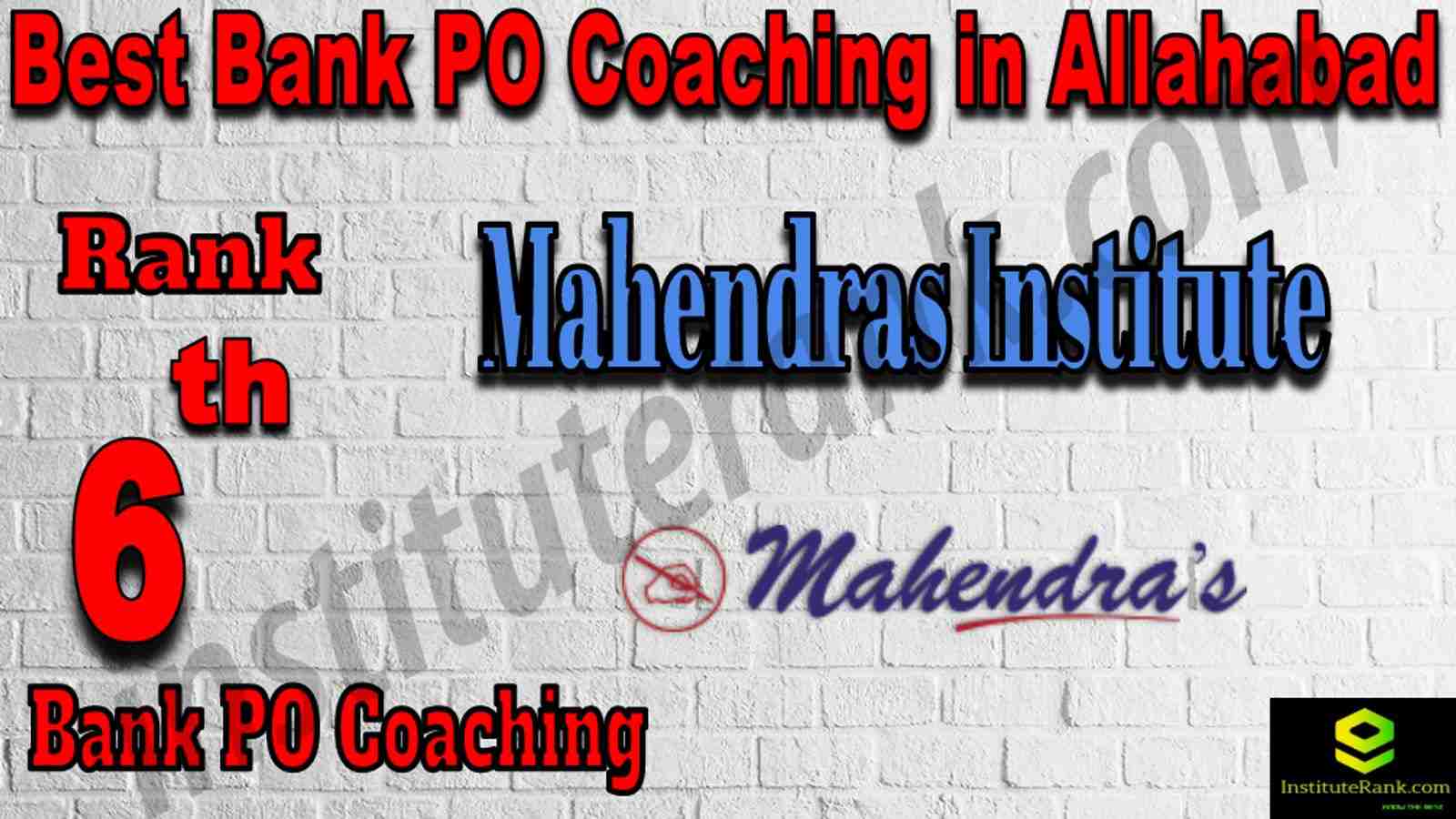 6th Best Bank PO Coaching in Allahabad