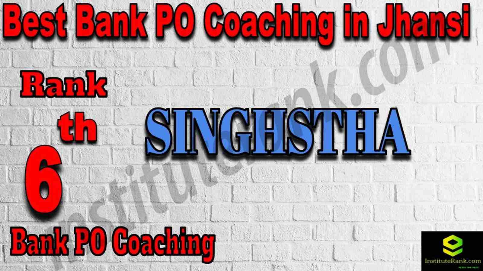 6th Best Bank PO Coaching in Jhansi