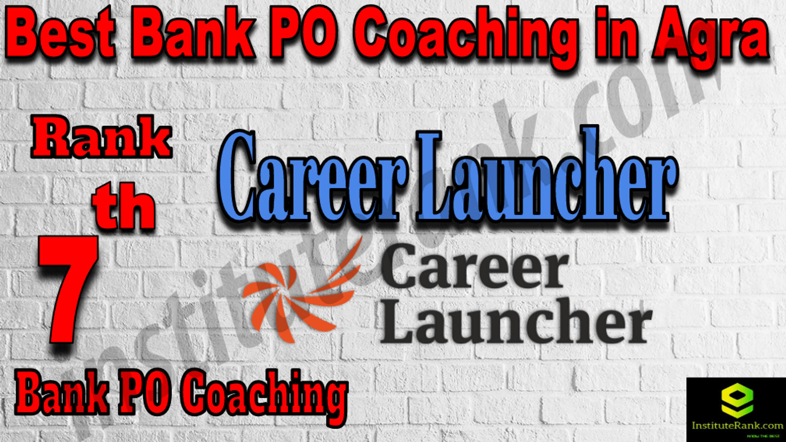 7th Best Bank PO Coaching in Agra
