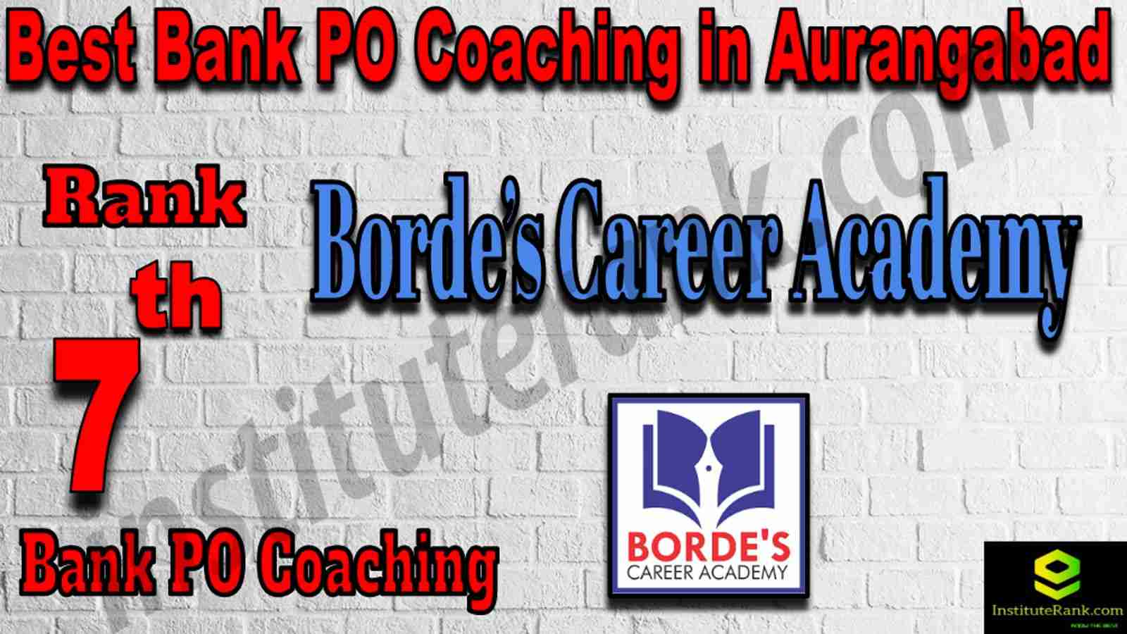 7th Best Bank PO Coaching in Aurangabad