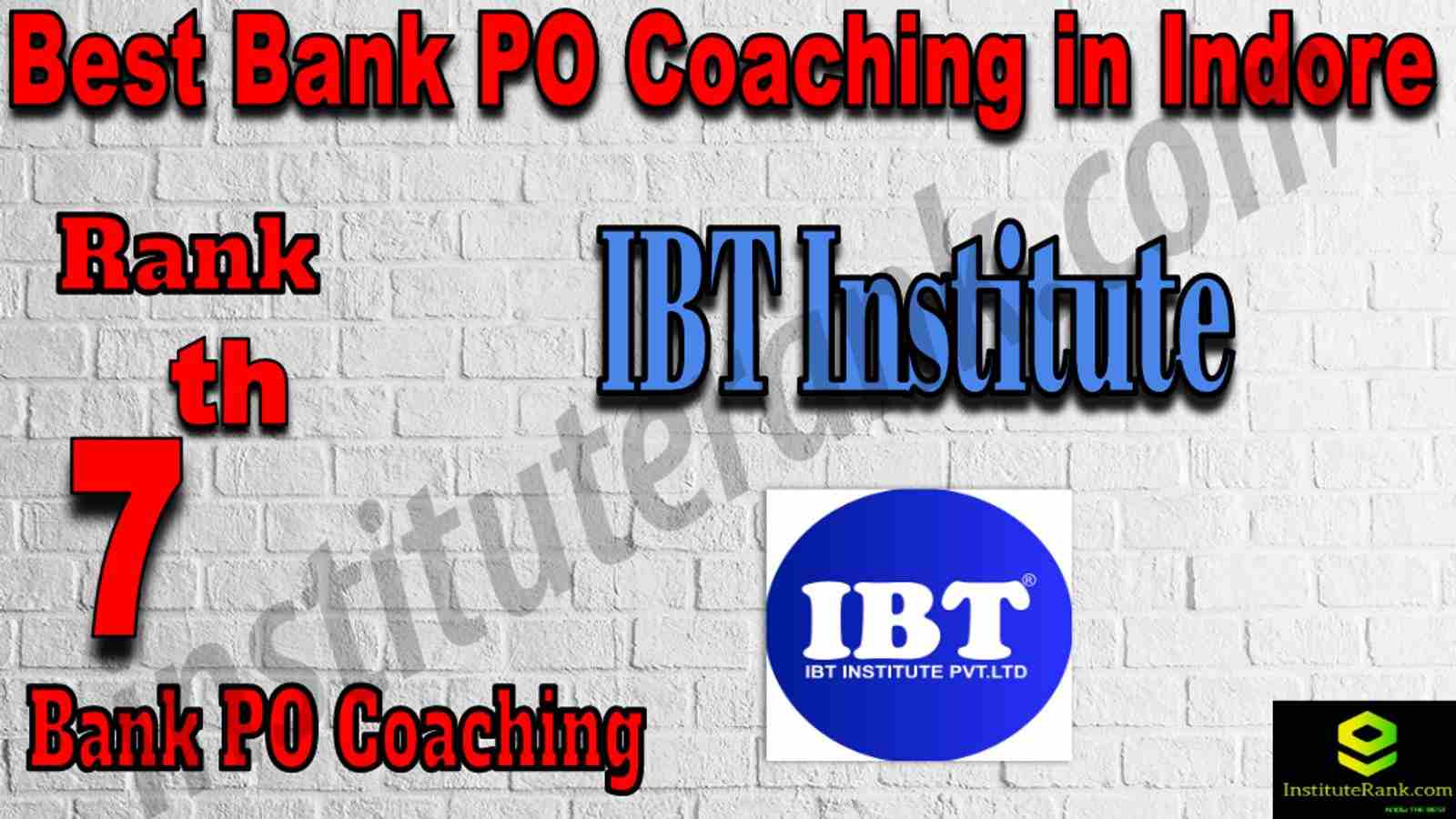 7th Best Bank PO Coaching in Indore