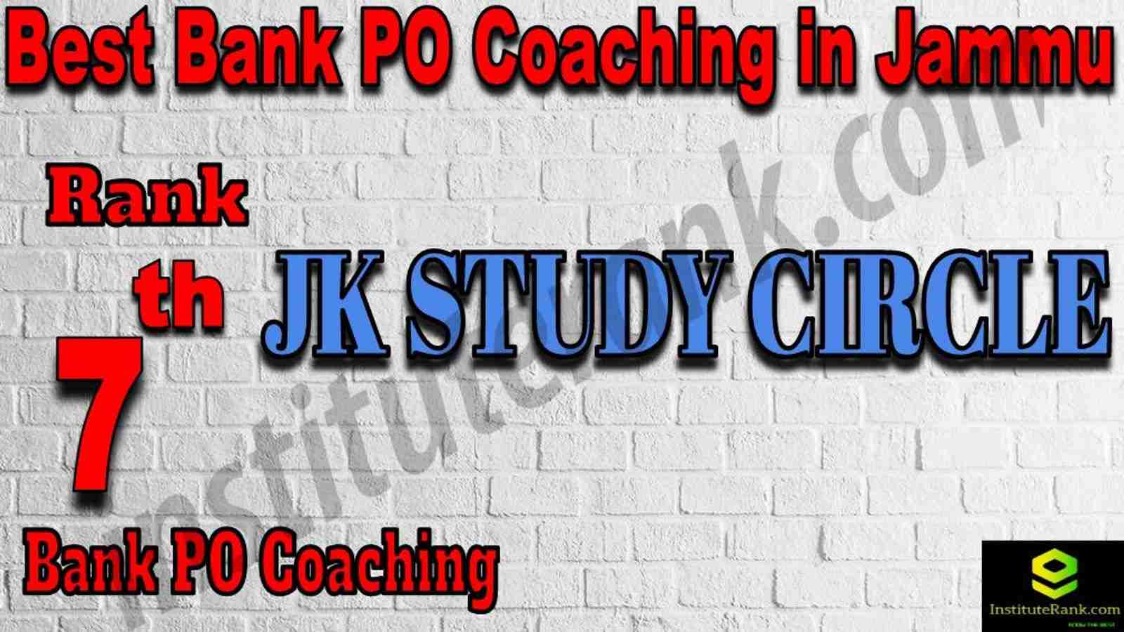7th Best Bank PO Coaching in Jammu