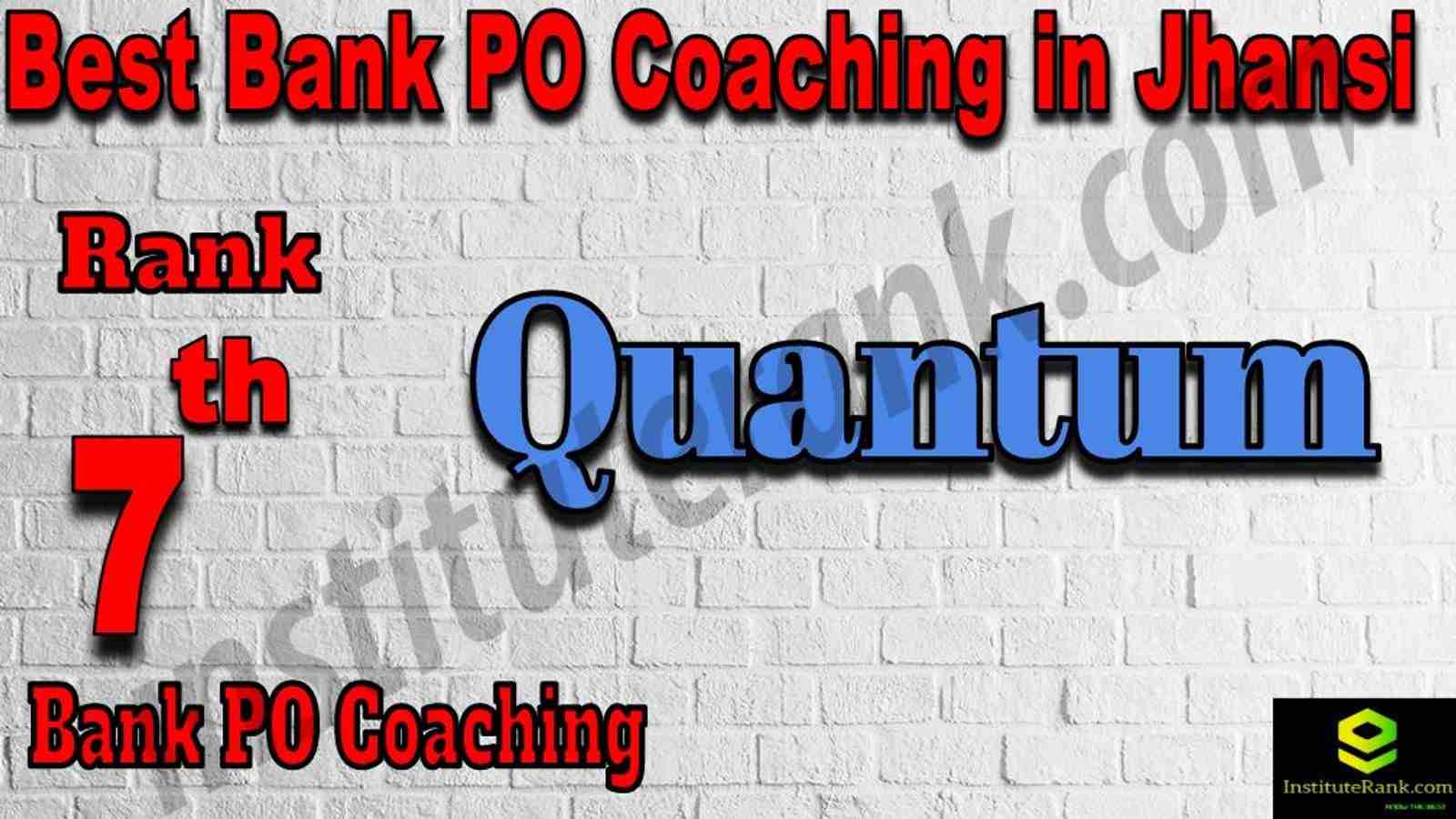 7th Best Bank PO Coaching in Jhansi