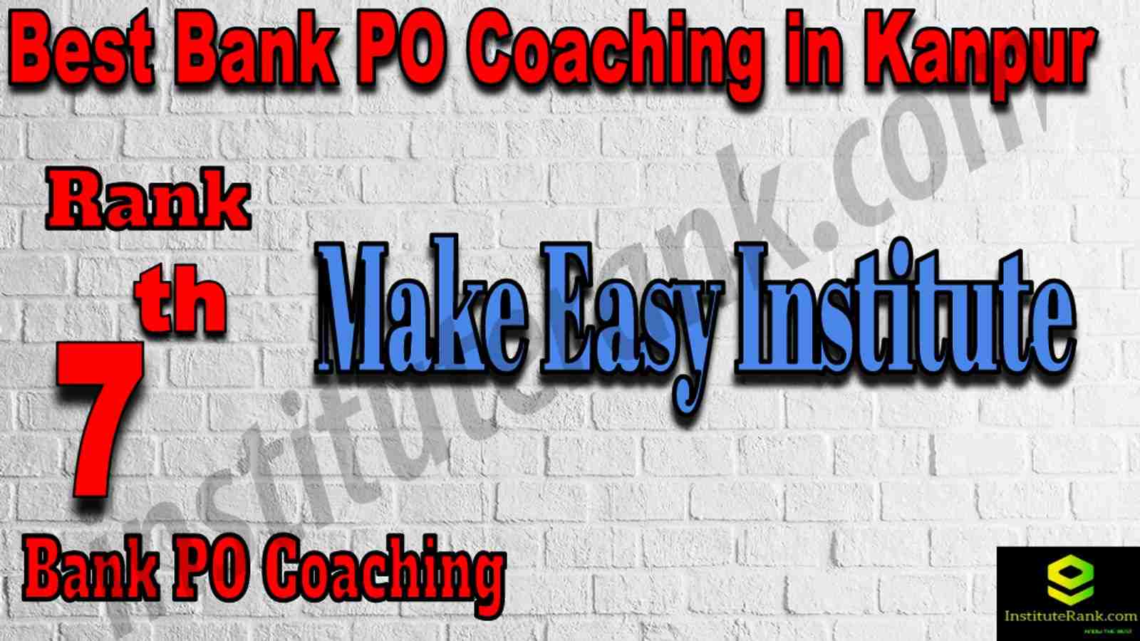 7th Best Bank PO Coaching in Kanpur