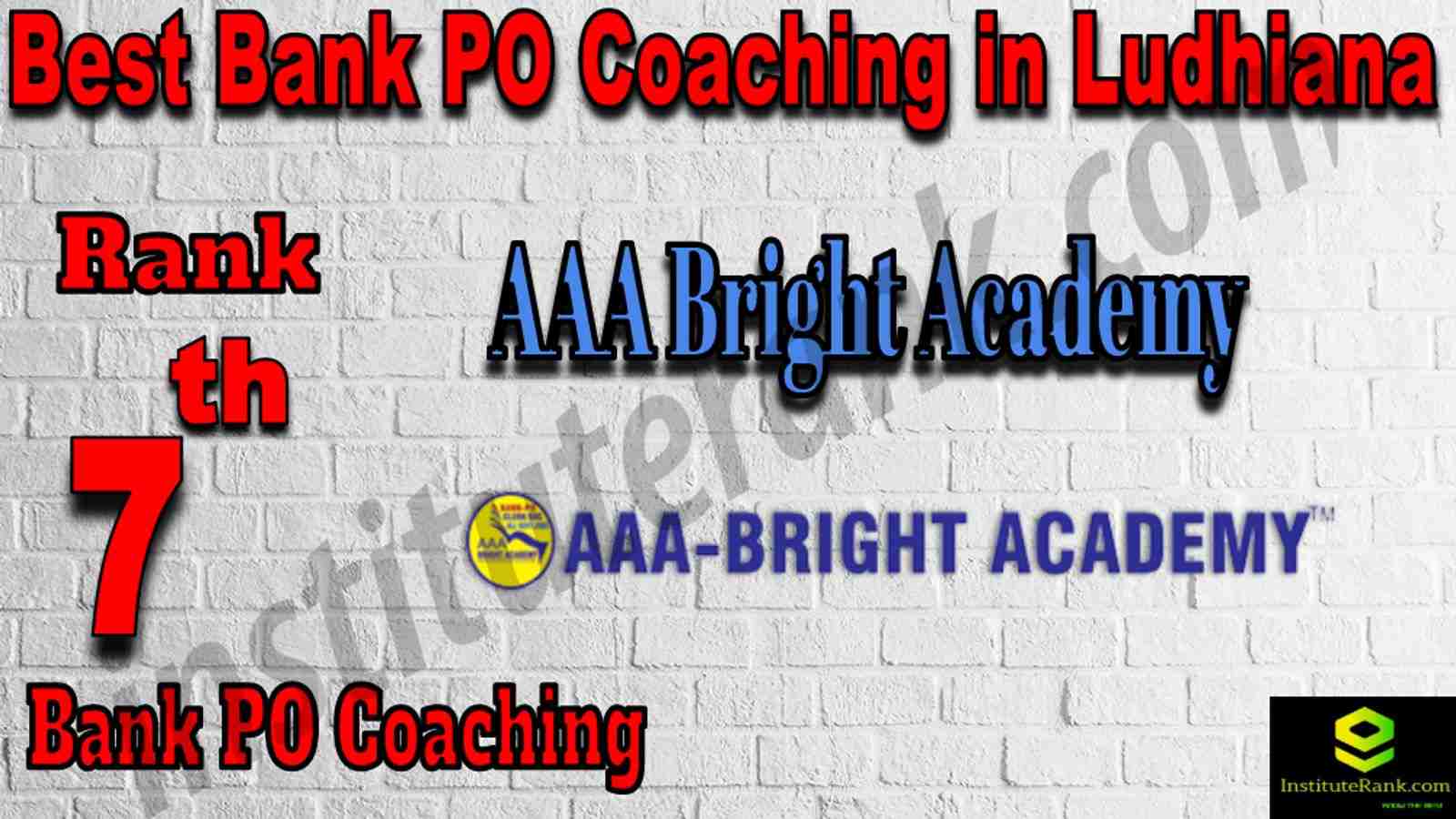 7th Best Bank PO Coaching in Ludhiana