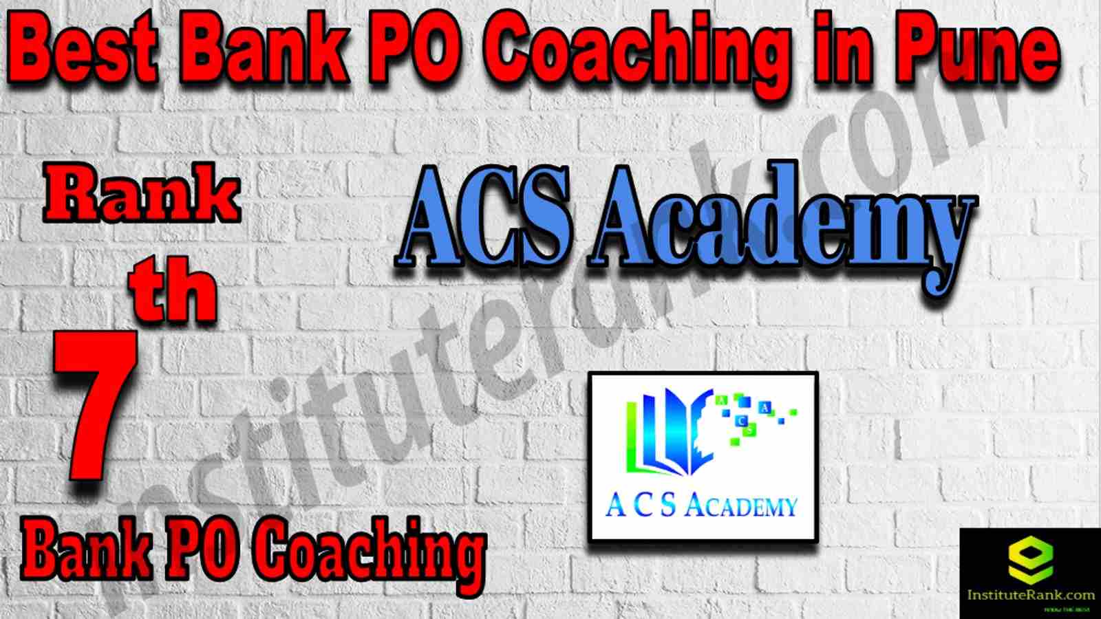 7th Best Bank PO Coaching in Pune