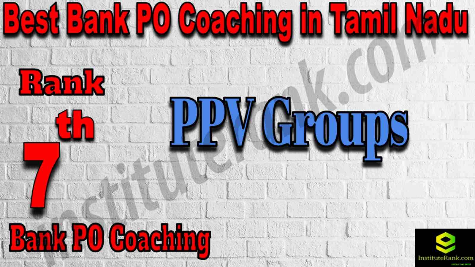 7th Best Bank PO Coaching in Tamil Nadu