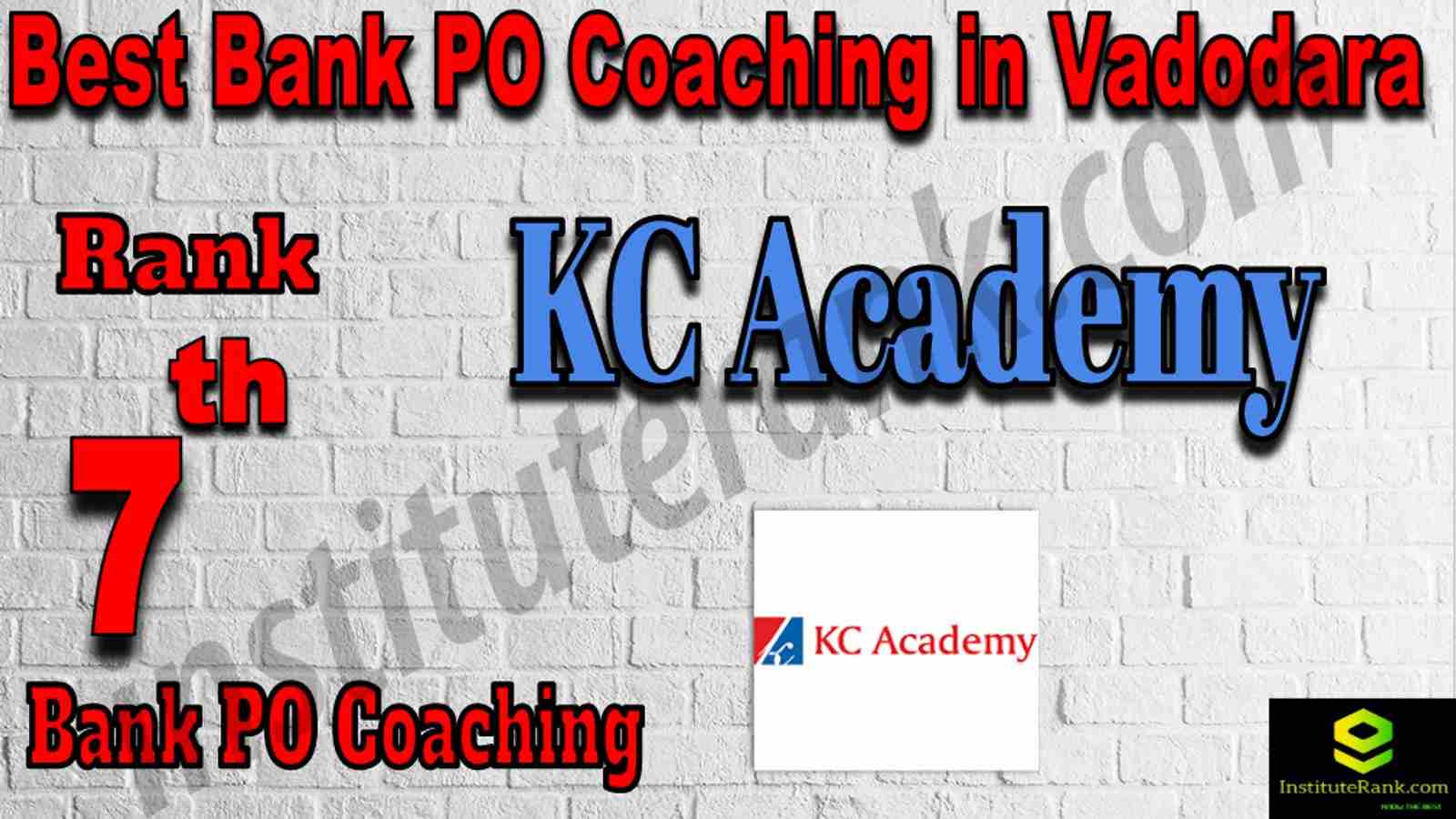 7th Best Bank PO Coaching in Vadodara
